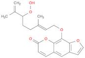 7H-Furo[3,2-g][1]benzopyran-7-one, 9-[[(2E)-6-hydroperoxy-3,7-dimethyl-2,7-octadien-1-yl]oxy]-