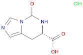 Imidazo[1,5-c]pyrimidine-7-carboxylic acid, 5,6,7,8-tetrahydro-5-oxo-, monohydrochloride, (S)- (...