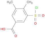 Benzoic acid, 3-(chlorosulfonyl)-4,5-dimethyl-