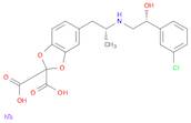 1,3-Benzodioxole-2,2-dicarboxylic acid, 5-[(2R)-2-[[(2R)-2-(3-chlorophenyl)-2-hydroxyethyl]amino]p…