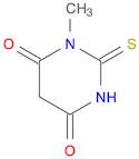 4,6(1H,5H)-Pyrimidinedione, dihydro-1-methyl-2-thioxo-