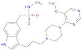 1H-Indole-5-methanesulfonamide, 3-[3-[4-(5-methoxy-4-pyrimidinyl)-1-piperazinyl]propyl]-N-methyl-