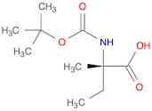 L-Isovaline, N-[(1,1-dimethylethoxy)carbonyl]-