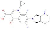 3-Quinolinecarboxylic acid, 1-cyclopropyl-6,8-difluoro-1,4-dihydro-7-[(4aS,7aS)-octahydro-6H-pyr...