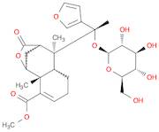 1,4-Methano-2-benzoxepin-9-carboxylic acid, 5-[(2R)-2-(3-furanyl)-2-(β-D-glucopyranosyloxy)ethyl...