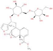 1,4-Methano-2-benzoxepin-9-carboxylic acid, 5-[(2R)-2-(3-furanyl)-2-[(6-O-β-D-glucopyranosyl-β-D-g…