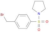 Pyrrolidine, 1-[[4-(bromomethyl)phenyl]sulfonyl]-