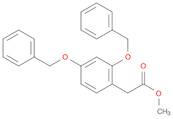 Benzeneacetic acid, 2,4-bis(phenylmethoxy)-, methyl ester