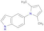 1H-Indole, 5-(2,5-dimethyl-1H-pyrrol-1-yl)-