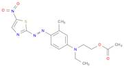 Ethanol, 2-[ethyl[3-methyl-4-[2-(5-nitro-2-thiazolyl)diazenyl]phenyl]amino]-, 1-acetate