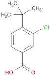 Benzoic acid, 3-chloro-4-(1,1-dimethylethyl)-