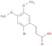 2-Propenoic acid, 3-(2-bromo-4,5-dimethoxyphenyl)-, (2E)-