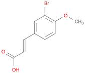 2-Propenoic acid, 3-(3-bromo-4-methoxyphenyl)-, (2E)-