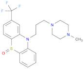 10H-Phenothiazine, 10-[3-(4-methyl-1-piperazinyl)propyl]-2-(trifluoromethyl)-, 5-oxide