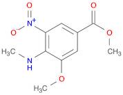 Benzoic acid, 3-methoxy-4-(methylamino)-5-nitro-, methyl ester