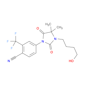 Benzonitrile, 4-[3-(4-hydroxybutyl)-4,4-dimethyl-2,5-dioxo-1-imidazolidinyl]-2-(trifluoromethyl)-