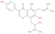 4H-1-Benzopyran-4-one, 5,7-dihydroxy-8-(2-hydroxy-3-methyl-3-buten-1-yl)-3-(4-hydroxyphenyl)-6-(3-…