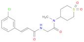 2-Propenamide, 3-(3-chlorophenyl)-N-[2-[methyl(tetrahydro-1,1-dioxido-2H-thiopyran-4-yl)amino]-2...