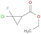 Cyclopropanecarboxylic acid, 2-chloro-2-fluoro-, ethyl ester