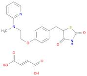 2,4-Thiazolidinedione, 5-[[4-[2-(methyl-2-pyridinylamino)ethoxy]phenyl]methyl]-, (2Z)-2-butenedi...