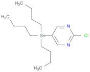 Pyrimidine, 2-chloro-5-(tributylstannyl)-