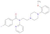 Benzamide, 4-fluoro-N-[2-[4-(2-methoxyphenyl)-1-piperazinyl]ethyl]-N-2-pyridinyl-