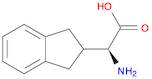 1H-Indene-2-acetic acid, α-amino-2,3-dihydro-, (αS)-