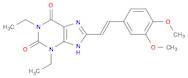 1H-Purine-2,6-dione, 8-[(1E)-2-(3,4-dimethoxyphenyl)ethenyl]-1,3-diethyl-3,9-dihydro-