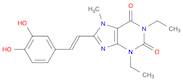 1H-Purine-2,6-dione, 8-[2-(3,4-dihydroxyphenyl)ethenyl]-1,3-diethyl-3,7-dihydro-7-methyl-, (E)- ...