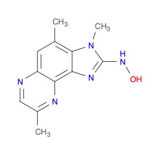 3H-Imidazo[4,5-f]quinoxalin-2-amine, N-hydroxy-3,4,8-trimethyl-