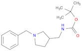 Carbamic acid, N-[[1-(phenylmethyl)-3-pyrrolidinyl]methyl]-, 1,1-dimethylethyl ester