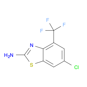 2-Benzothiazolamine, 6-chloro-4-(trifluoromethyl)-