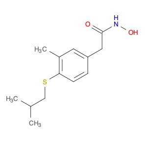 Benzeneacetamide, N-hydroxy-3-methyl-4-[(2-methylpropyl)thio]-
