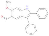 1H-Indole-5-carboxaldehyde, 6-methoxy-2,3-diphenyl-