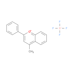 1-Benzopyrylium, 4-methyl-2-phenyl-, tetrafluoroborate(1-) (1:1)