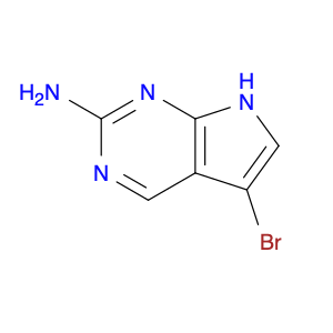 7H-Pyrrolo[2,3-d]pyrimidin-2-amine, 5-bromo-