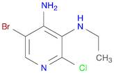 3,4-Pyridinediamine, 5-bromo-2-chloro-N3-ethyl-