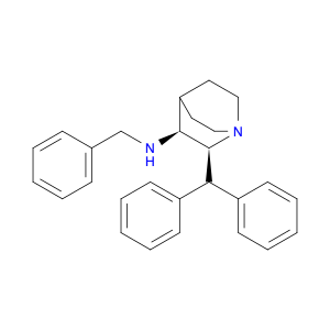 1-AZABICYCLO[2.2.2]OCTAN-3-AMINE, 2-(DIPHENYLMETHYL)-N-(PHENYLMETHYL)-, (2S,3S)-