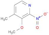 Pyridine, 3-methoxy-4-methyl-2-nitro-