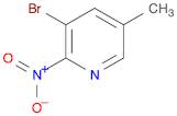 Pyridine, 3-bromo-5-methyl-2-nitro-