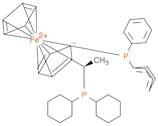 Ferrocene, 1-​[(1R)​-​1-​(dicyclohexylphosphi​no)​ethyl]​-​2-​(diphenylphosphino)​-​, (2R)​-