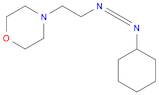 4-Morpholineethanamine, N-(cyclohexylcarbonimidoyl)-