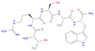 L-Tryptophanamide, L-threonyl-L-arginyl-L-seryl-L-alanyl-