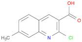 3-Quinolinecarboxylic acid, 2-chloro-7-methyl-