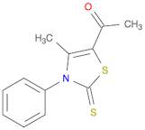 Ethanone, 1-(2,3-dihydro-4-methyl-3-phenyl-2-thioxo-5-thiazolyl)-