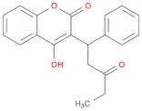 2H-1-Benzopyran-2-one, 4-hydroxy-3-(3-oxo-1-phenylpentyl)-