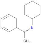 Cyclohexanamine, N-(1-phenylethylidene)-