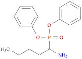 Phosphonic acid, P-(1-aminopentyl)-, diphenyl ester