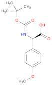 Benzeneacetic acid, α-[[(1,1-dimethylethoxy)carbonyl]amino]-4-methoxy-, (αR)-