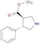 3-Pyrrolidinecarboxylic acid, 4-phenyl-, methyl ester, (3R,4S)-rel-